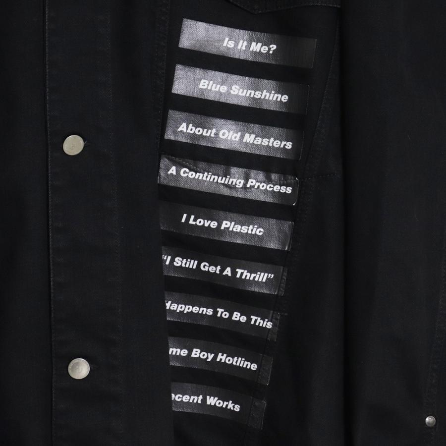 RAF SIMONS オーバーサイズデニムジャケット Lサイズ ブラック RAF SIMONS オーバーサイズデニムジャケット Lサイズ ブラック