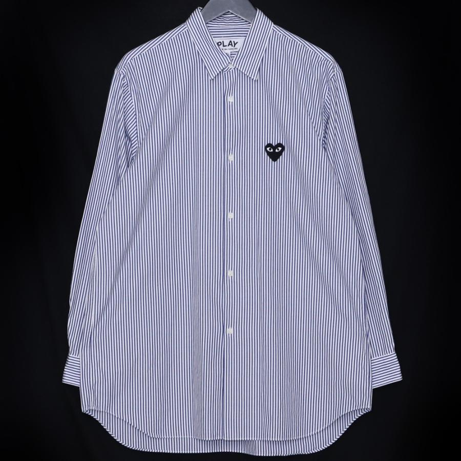 PLAY ストライプ 長袖シャツ ハートロゴ 楽天市場】【COMME des GARCONS】コムデギャルソン PLAY プレイ