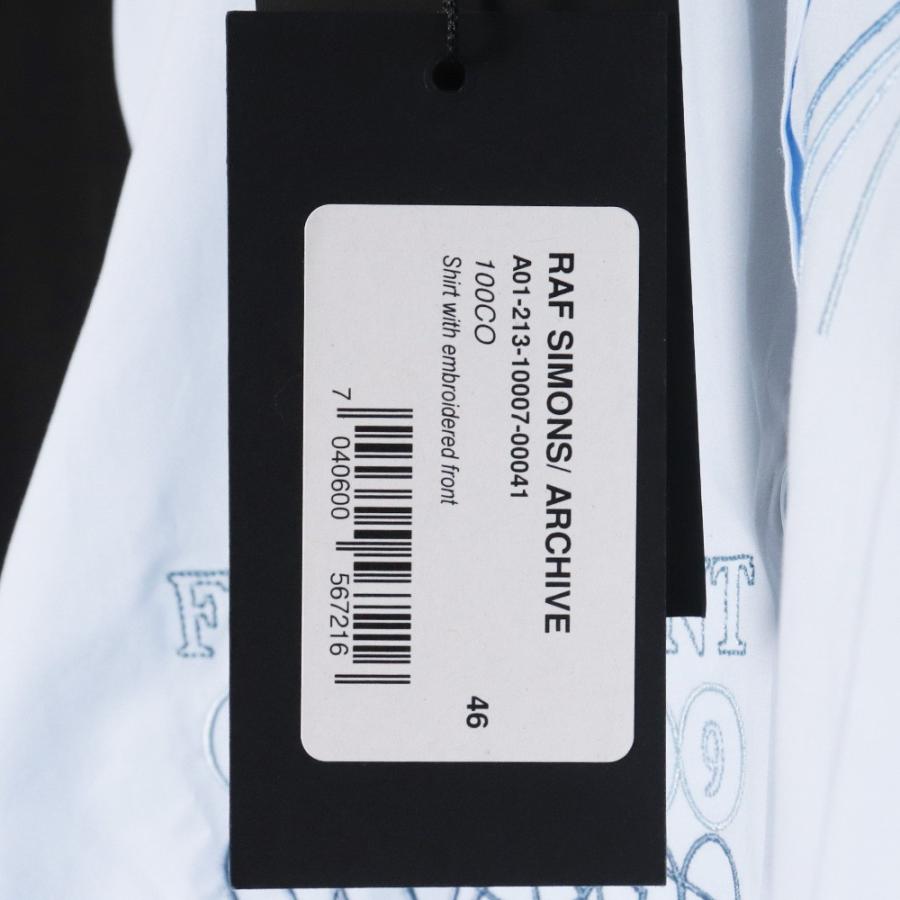未使用 RAF SIMONS ARCHIVE 宗教期 Embroidery Shirt サイズ46 未使用 RAF SIMONS ARCHIVE 宗教期 Embroidery Shirt サイズ46