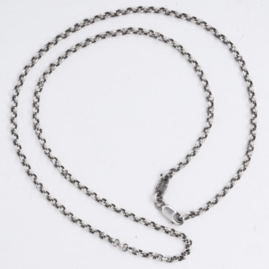 CHROME HEARTS ネックレス ロールチェーン 16インチ(約40cm) シルバー 