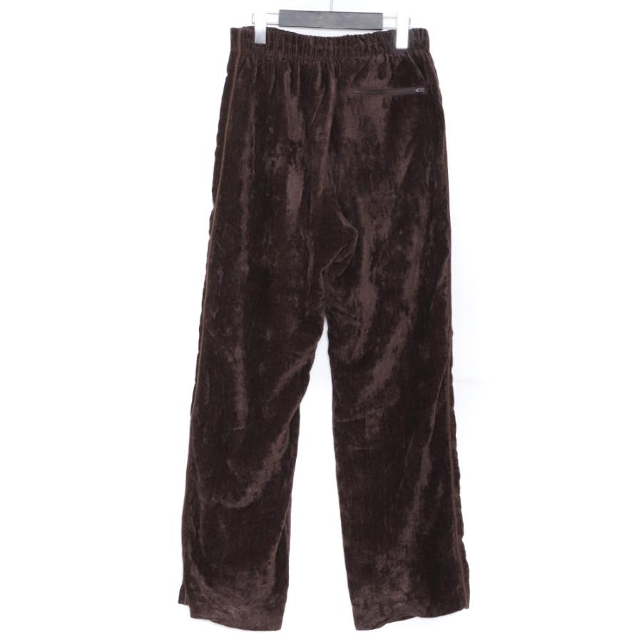 UNUSED 21AW VELOUR TRACK PANT サイズ2 ブラウン UW0980 アンユーズド