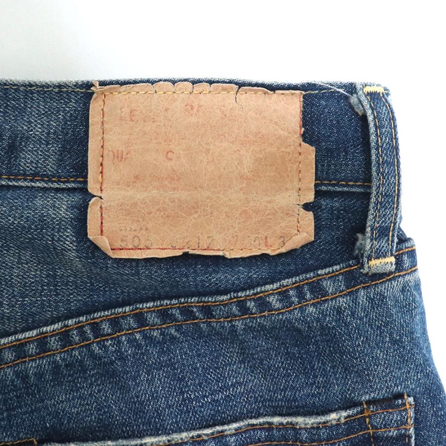 LEVI'S 551ZXX ダブルネーム 復刻 USED加工ダメージデニムパンツ
