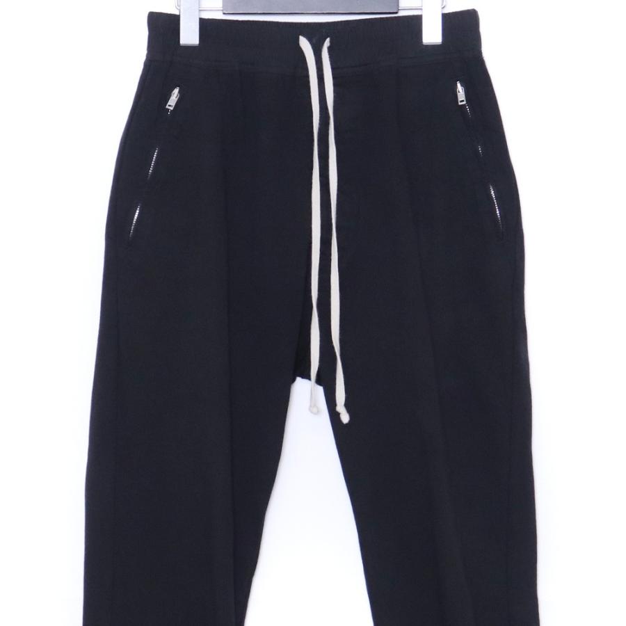 RICK OWENS ドローストリングトラックパンツ サイズ46 ブラック