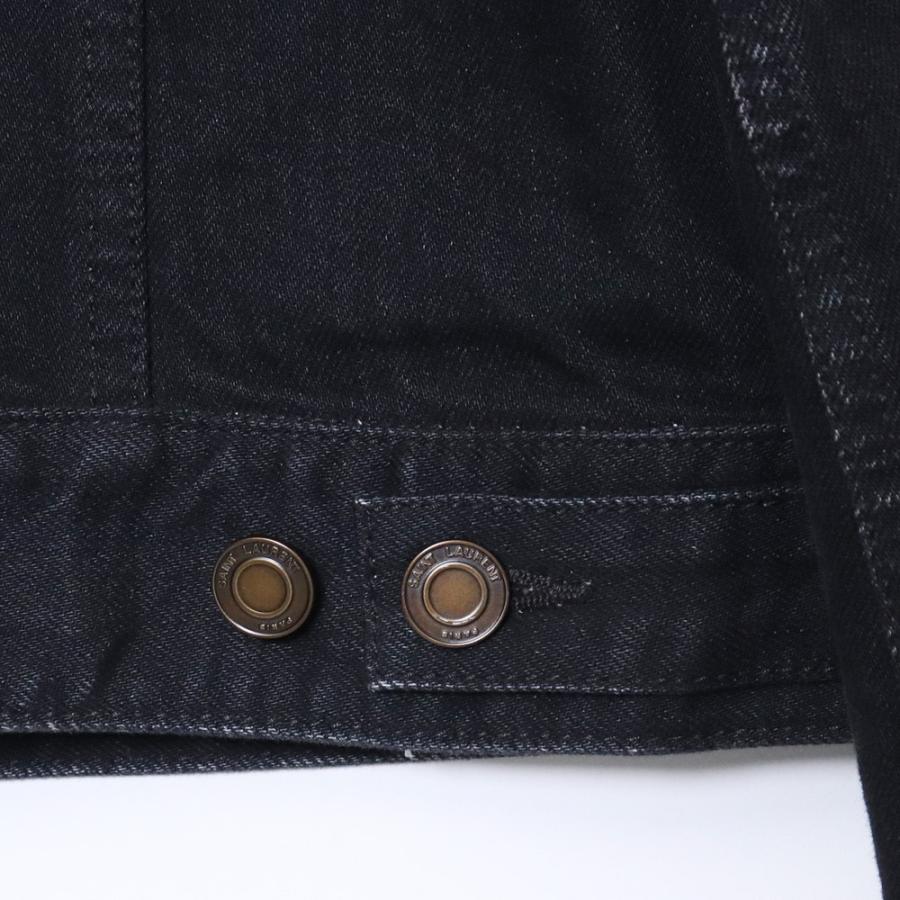 SAINT LAURENT デニムジャケット Mサイズ ブラック 527407 YF899 SAINT LAURENT デニムジャケット Mサイズ ブラック 527407 YF899