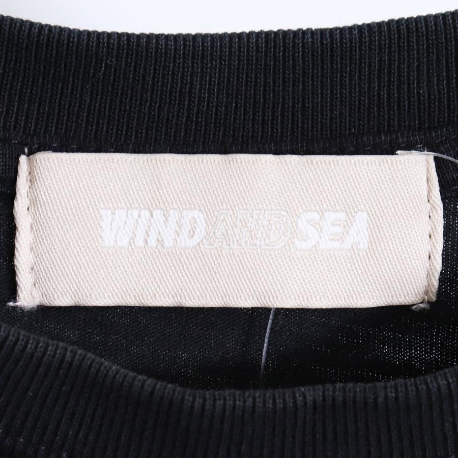 WIND AND SEA 1枚のみ 2P POCKET S/S TEE Mサイズ ブラック WDS-O-ESS