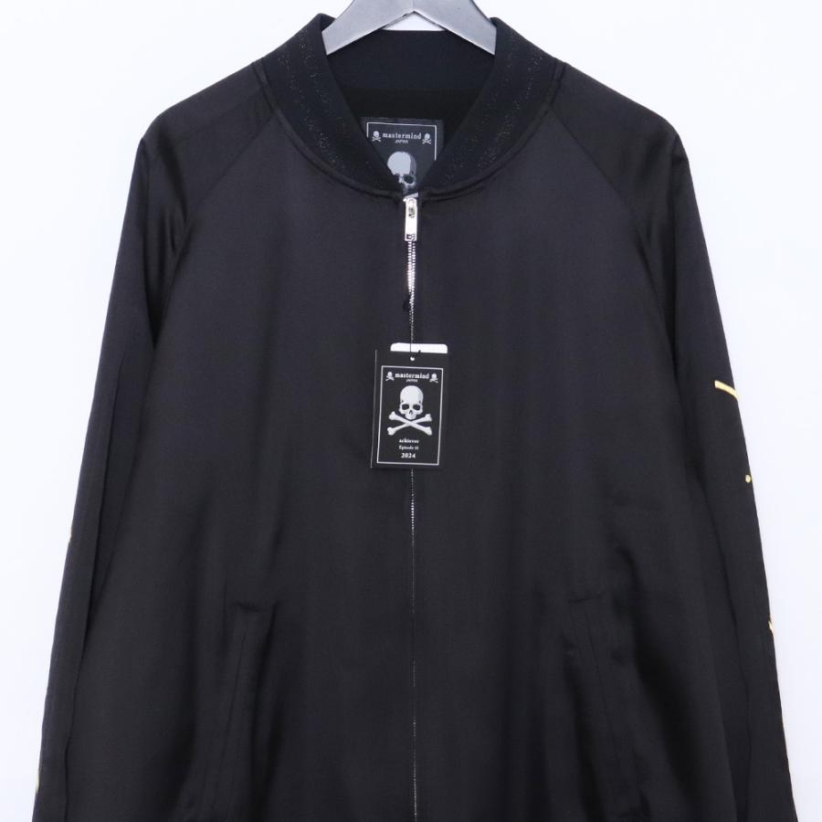 未使用 MASTERMIND JAPAN SOUVENIR JACKET XLサイズ ブラック MJ24E12