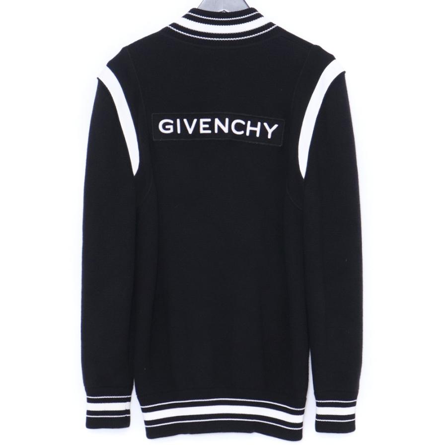 GIVENCHY ツートーン コットンニット ボンバージャケット L