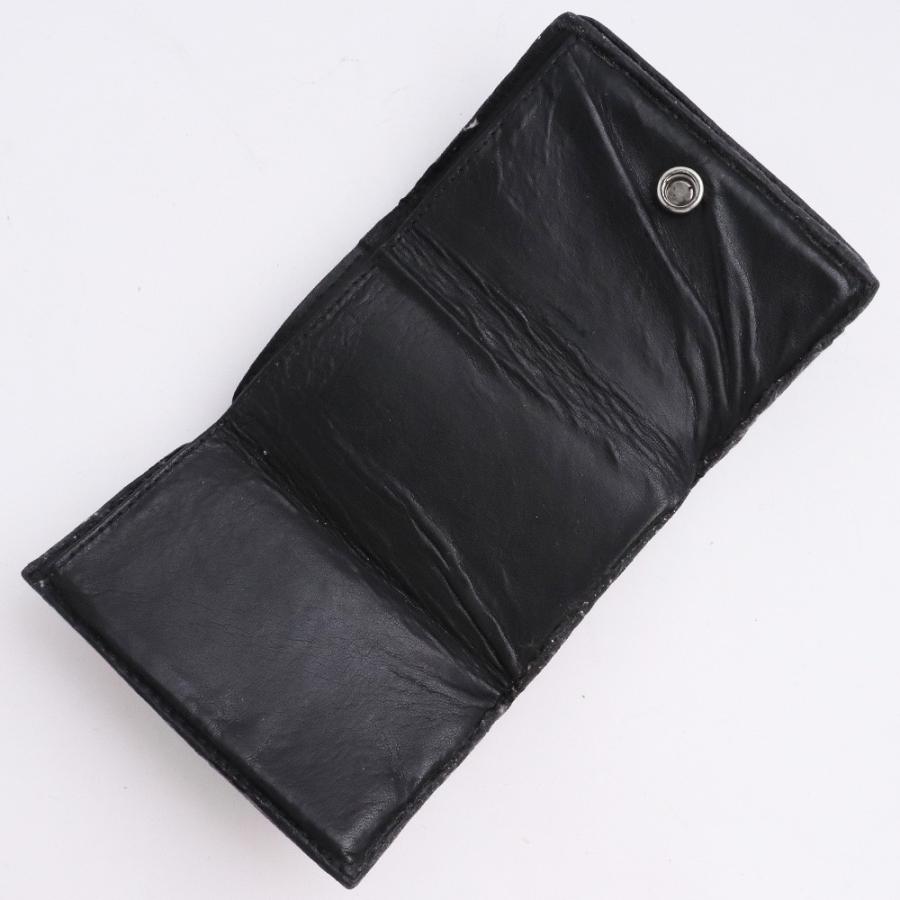 CHROME HEARTS OPEN WOUND コンパクトウォレット ブラック クロム 