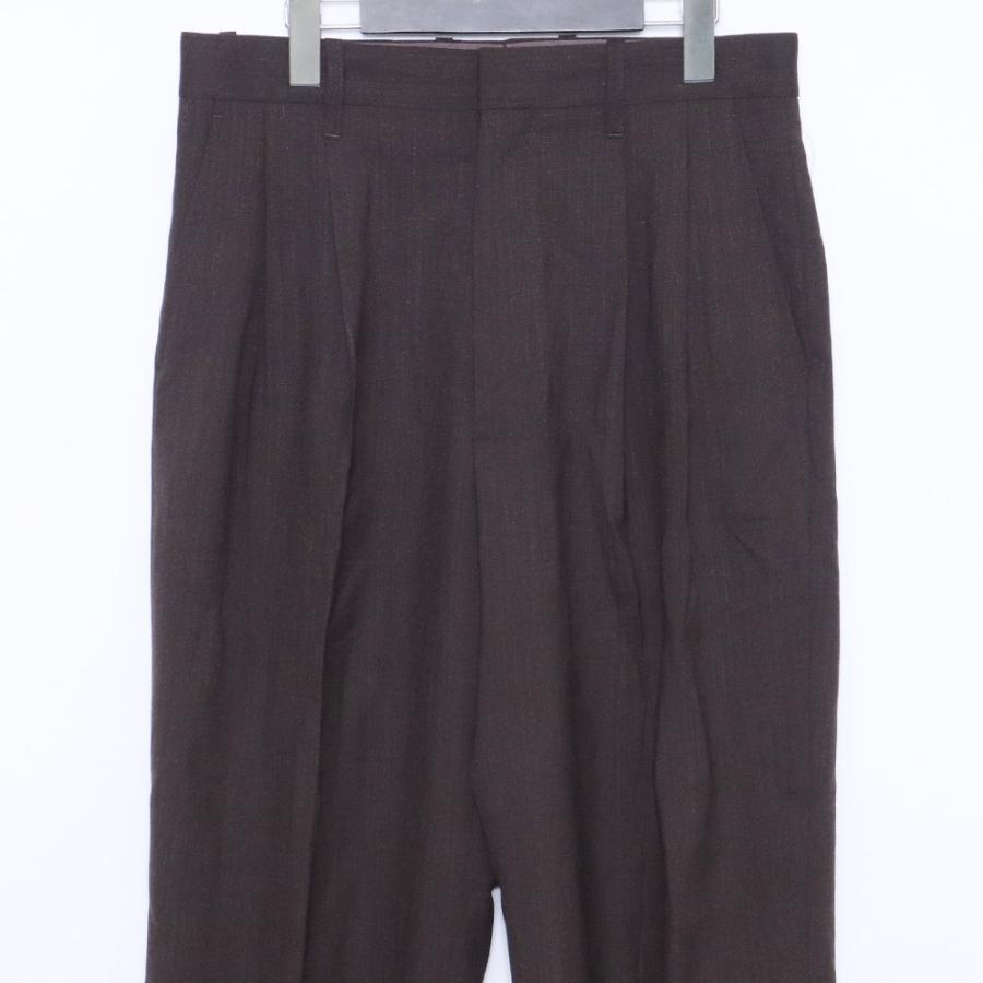 STEIN EX WIDE TAPERED TROUSERS Sサイズ ブラウン ST-219-1 STEIN EX WIDE TAPERED TROUSERS Sサイズ ブラウン ST-219-1