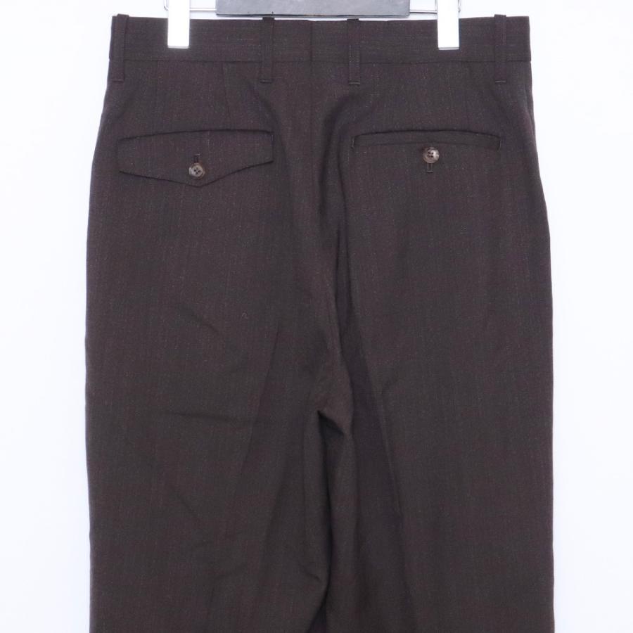 STEIN EX WIDE TAPERED TROUSERS Sサイズ ブラウン ST-219-1 STEIN EX WIDE TAPERED TROUSERS Sサイズ ブラウン ST-219-1