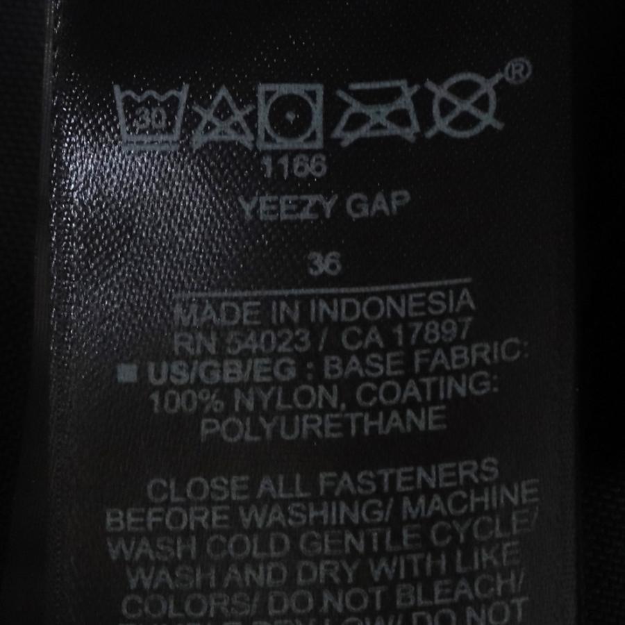 未使用 YEEZY × GAP ナイロンパンツ ブラック サイズ36 471517-00-1