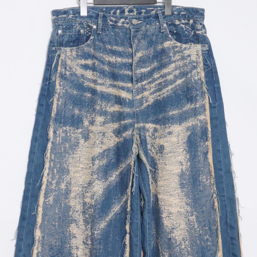 TAAKK WIDE DENIM PANTS サイズ4 インディゴ TA24SS-PT090