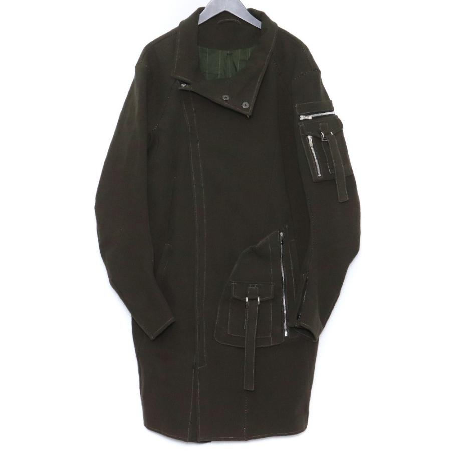 インカネーション INCARNATION ドビーコットン ジップコート INCARNATION DOUBLE BREAST MOTO COAT CANBAS COTTON T91 Mサイズ