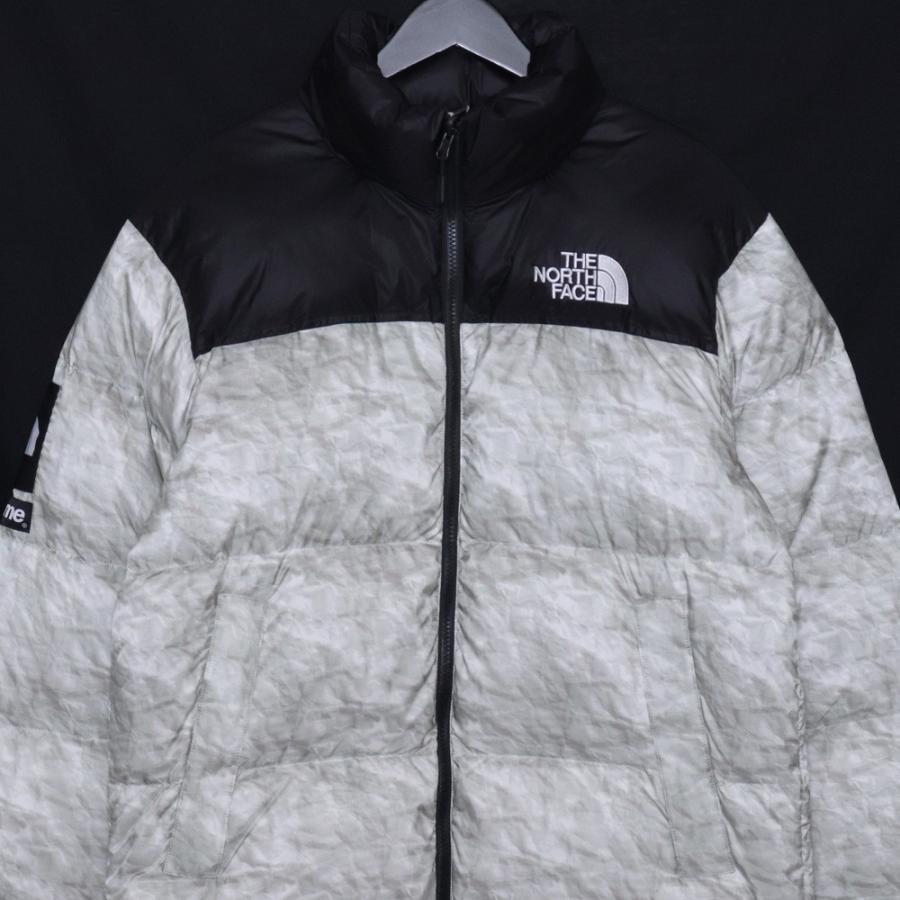 SUPREME×THE NORTH FACE 19aw Paper Nuptse Jacket White サイズS ND91806I SUPREME × THE NORTH FACE Nuptse Jacket White Paper Print Mサイズ