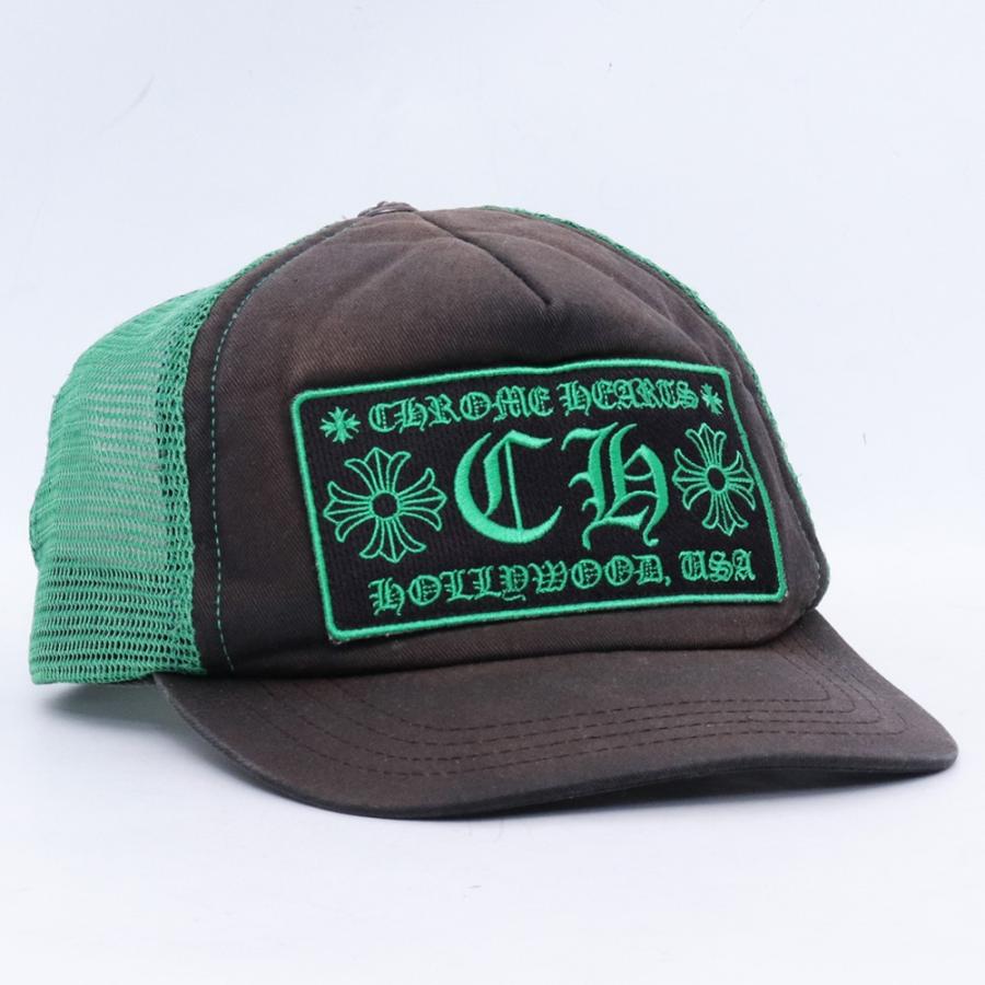 CHROME HEARTS CH トラッカーキャップ ブラック グリーン クロムハーツ
