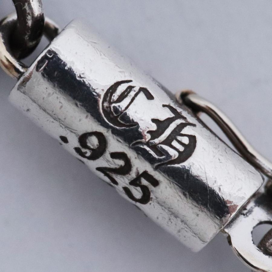 CHROME HEARTS ペーパーチェーンネックレス 18インチ シルバー クロム