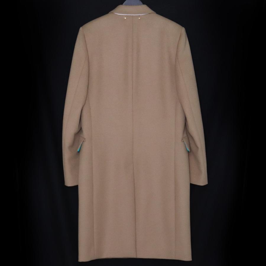 PAUL SMITH ウール ロングチェスターコート Mサイズ ブラウン PF-IS