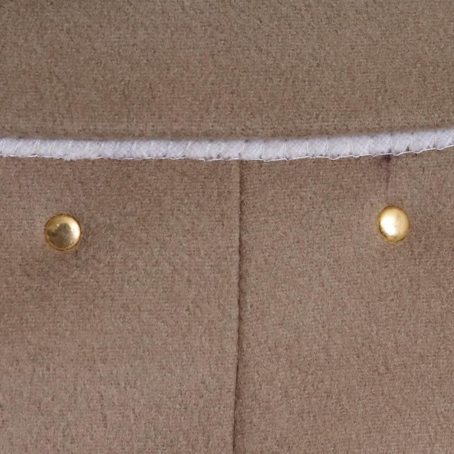 PAUL SMITH ウール ロングチェスターコート Mサイズ ブラウン PF-IS