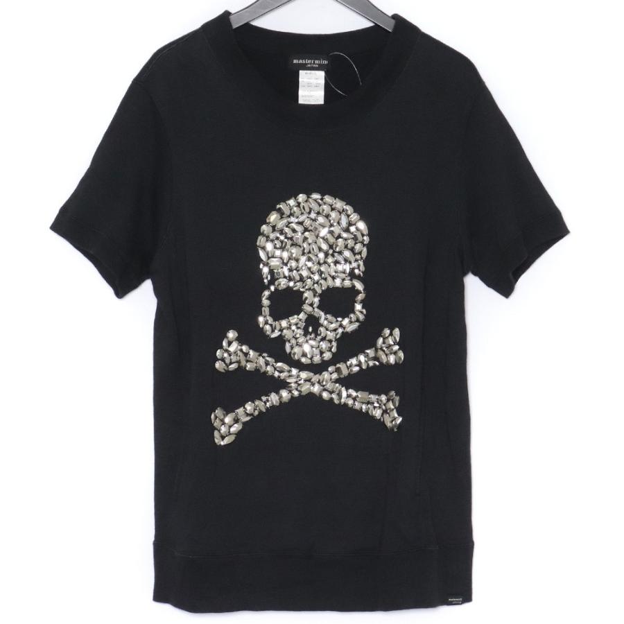 MASTERMIND JAPAN アクリルビーズスカル半袖スウェット Lサイズ  