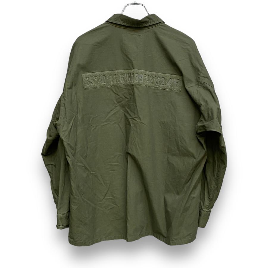 WTAPS MODULAR LS SHIRT サイズ02 カーキ 192BRDT-SHM03 ダブル 