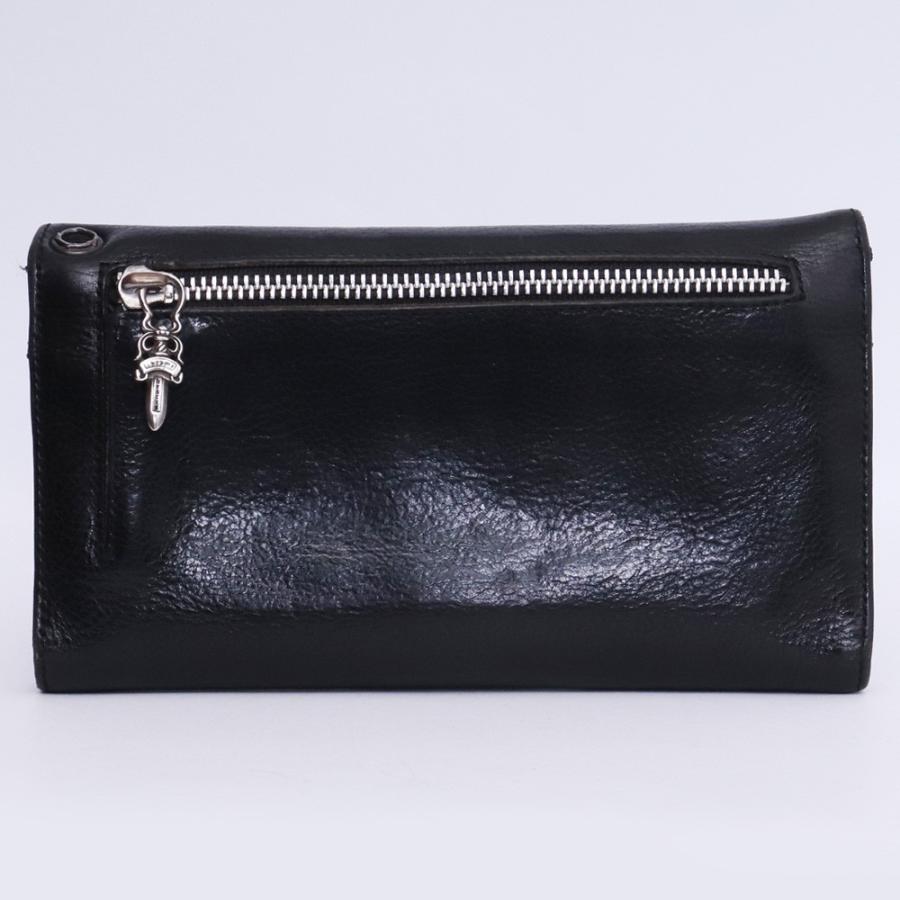 CHROME HEARTS ウェーブウォレット ブラック クロムハーツ WAVE WALLET