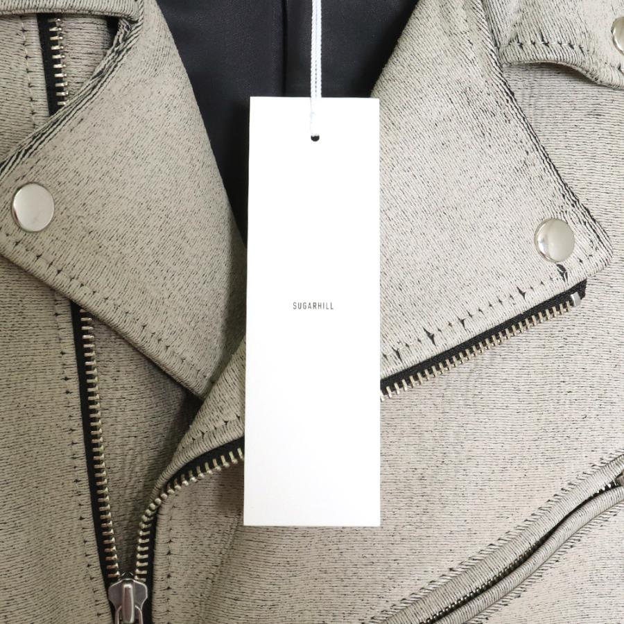 SUGARHILL Gill Leather Rider's Vest サイズ1 ホワイト 23SSLA02