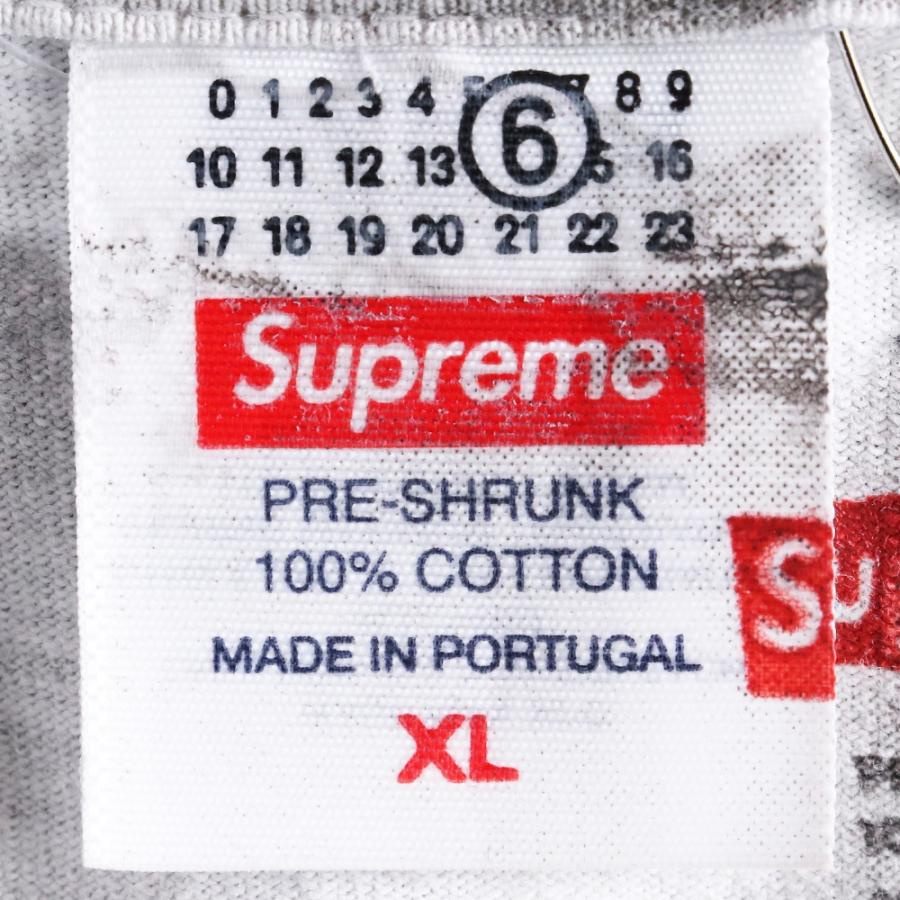 SUPREME × MM6 Maison Margiela Box Logo Tee XLサイズ ホワイト
