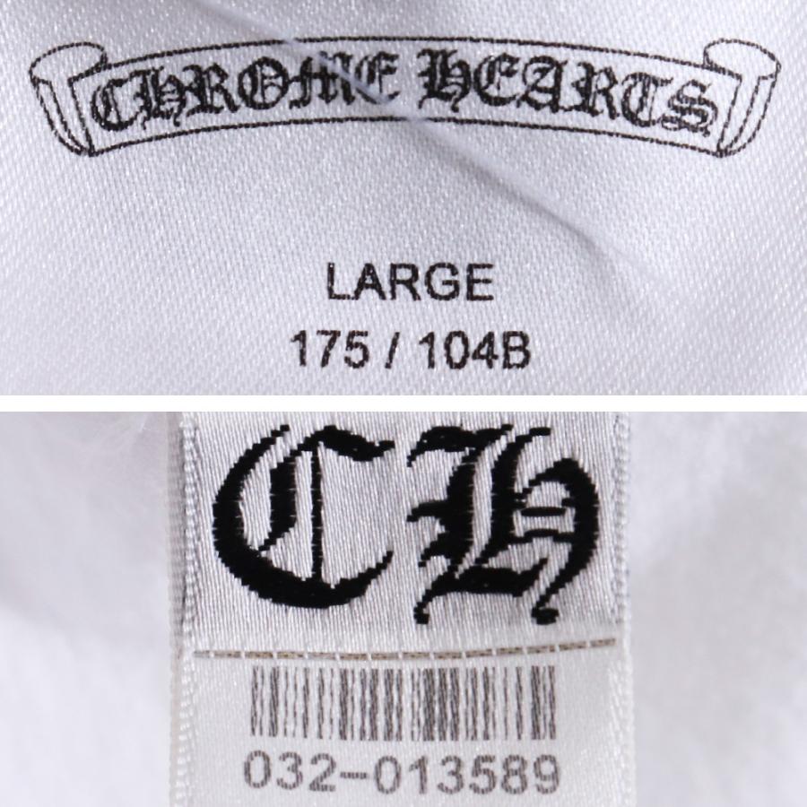 CHROME HEARTS マルチカラーセメタリークロスTシャツ Lサイズ ホワイト