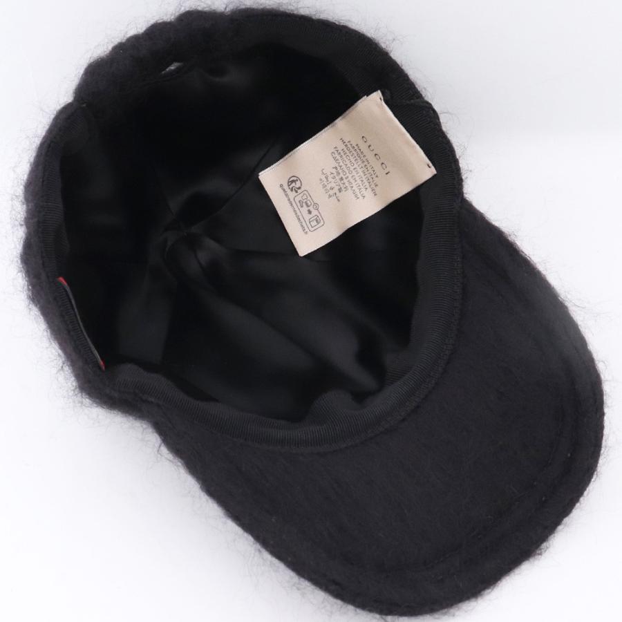 未使用 GUCCI モヘア ベースボール キャップ プチマーモント Lサイズ