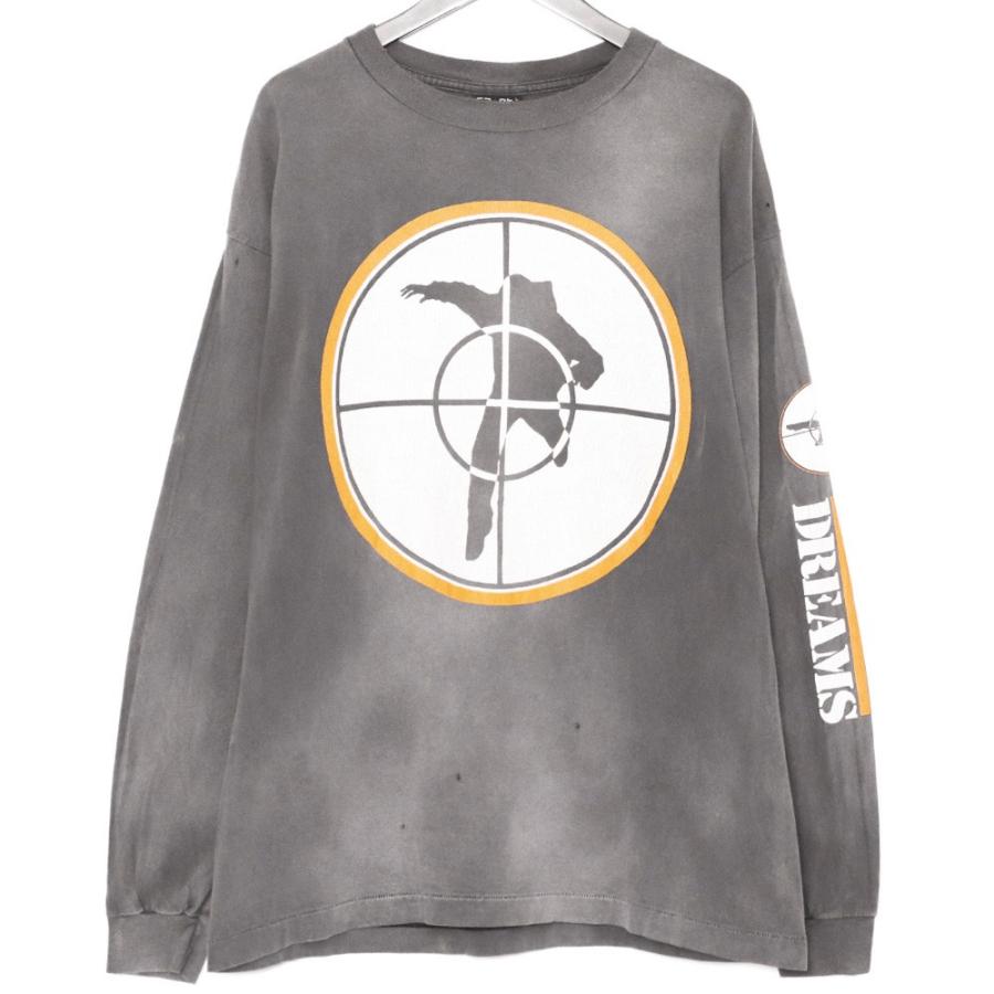 SAINT MICHAEL SW LS TEE TARGET BLACK Lサイズ ブラック SM-YS8-0000 