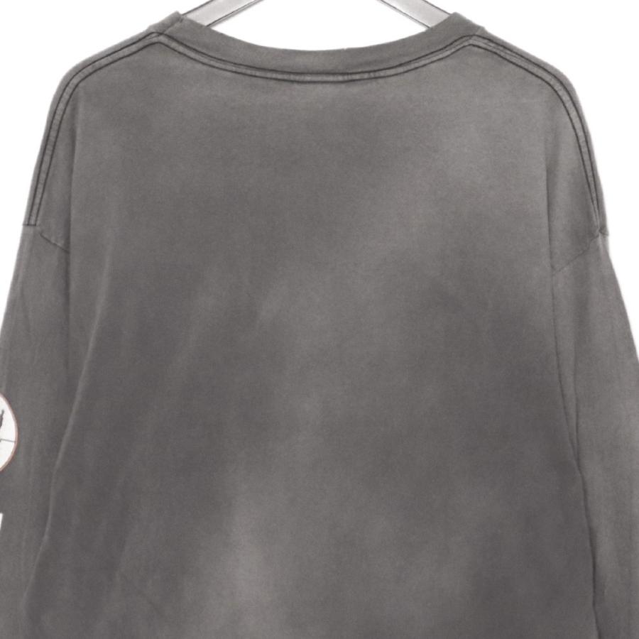 SAINT MICHAEL SW LS TEE TARGET BLACK Lサイズ ブラック SM-YS8-0000 