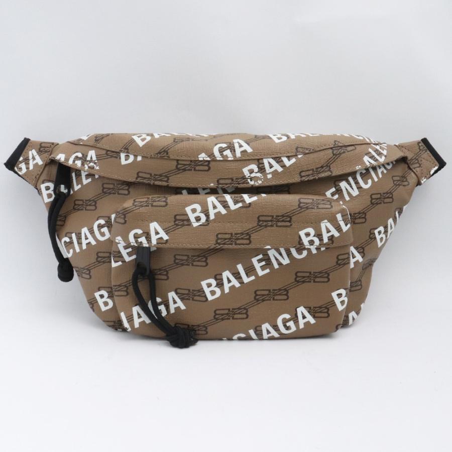 BALENCIAGA SIGNATURE BELTPACK ブラウン 713042 バレンシアガ BALENCIAGA SIGNATURE BELTPACK ブラウン 713042 バレンシアガ