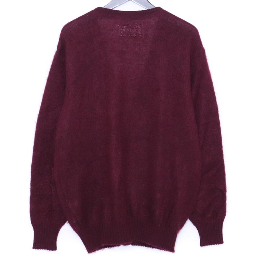 WACKO MARIA MOHAIR KNIT CARDIGAN Sサイズ ボルドー 23SS-WMK-KN06 