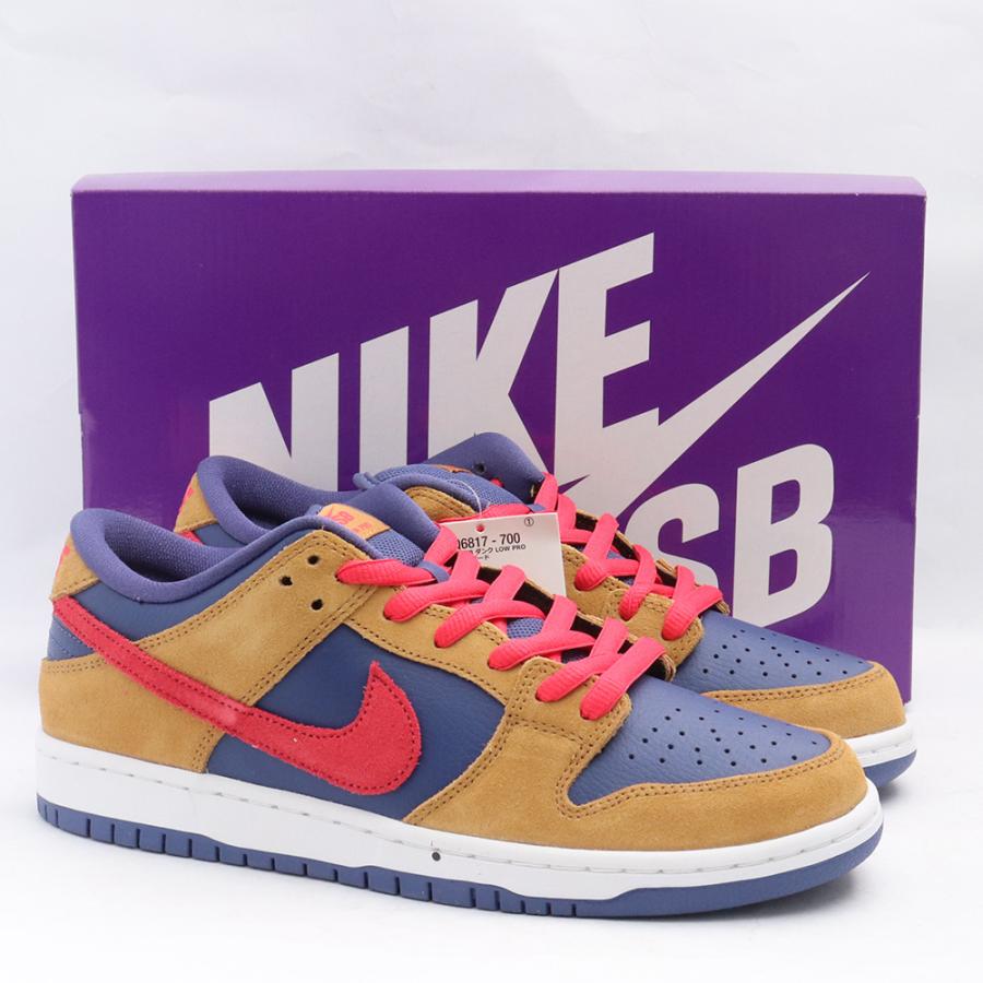 未使用 27cm NIKE SB Dunk Low Pro Wheat and Purple BQ6817-700 