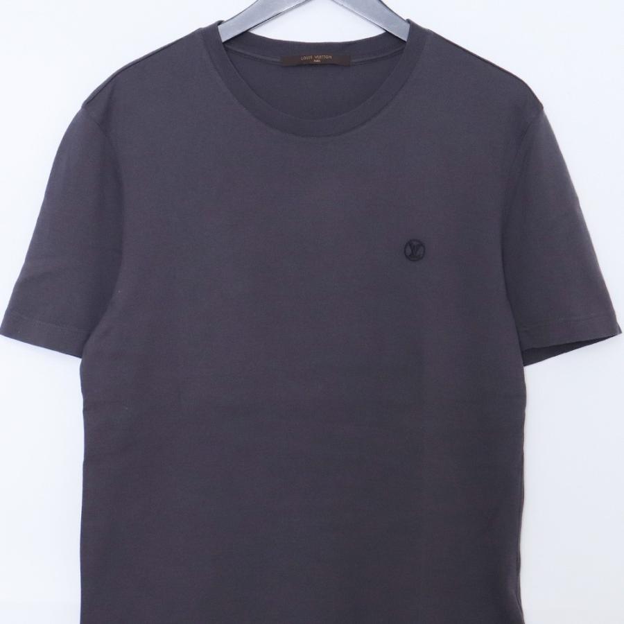 LOUIS VUITTON クラシックコットンTシャツ Mサイズ グレー RM172Q JC8