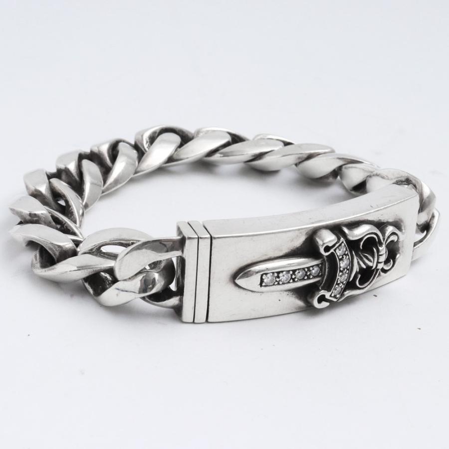 CHROME HEARTS ダガーIDブレスレットクラシックチェーンブレスレット