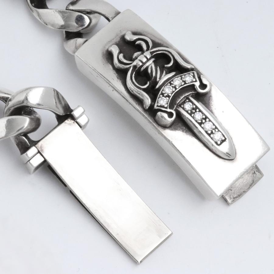 CHROME HEARTS ダガーIDブレスレットクラシックチェーンブレスレット