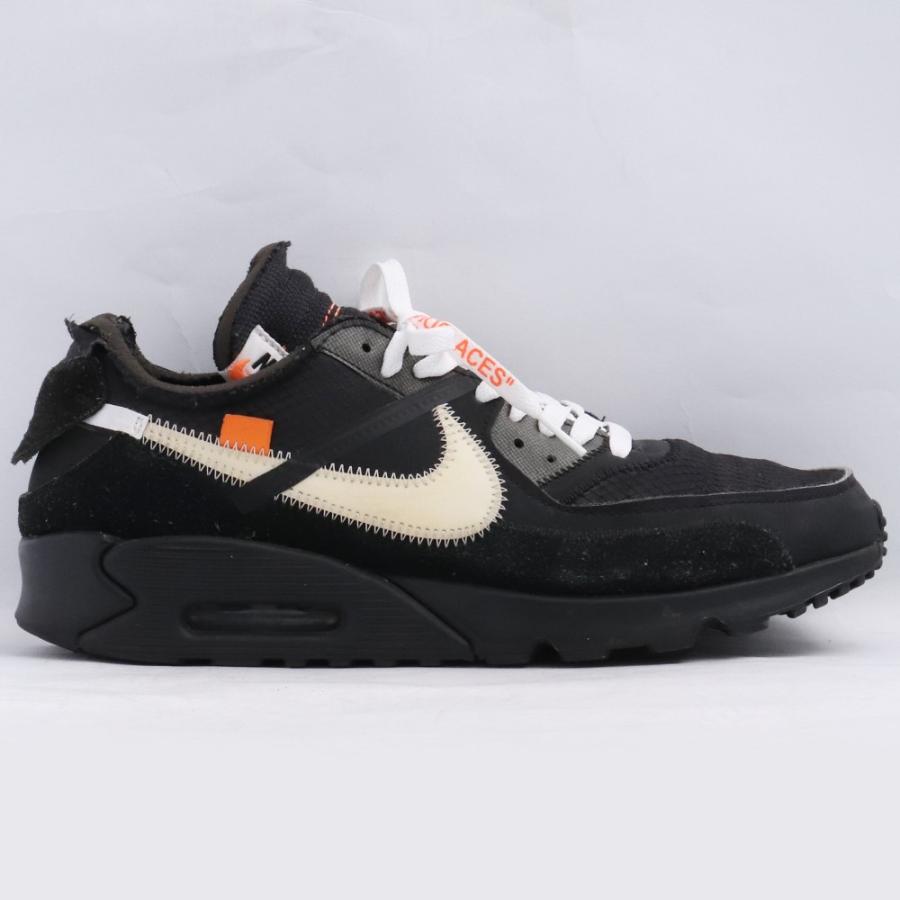28.5cm NIKE × OFF-WHITE AIR MAX 90 BLACK/CORN AA7293-001 ナイキ 