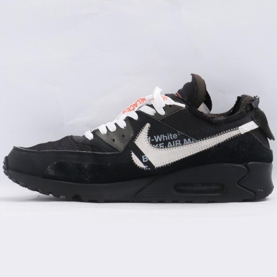 28.5cm NIKE × OFF-WHITE AIR MAX 90 BLACK/CORN AA7293-001 ナイキ 