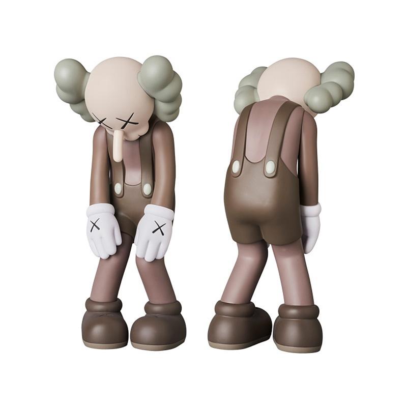 未使用 MEDICOM TOY KAWS SMALL LIE Companion Vinyl Figure ブラウン 