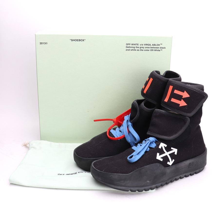OFF-WHITE MOTO WRAP SNEAKERS サイズ39 ブラック オフホワイト OFF-WHITE MOTO WRAP SNEAKERS サイズ39 ブラック オフホワイト