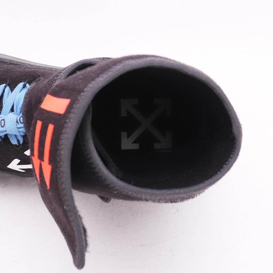 OFF-WHITE MOTO WRAP SNEAKERS サイズ39 ブラック オフホワイト モ 