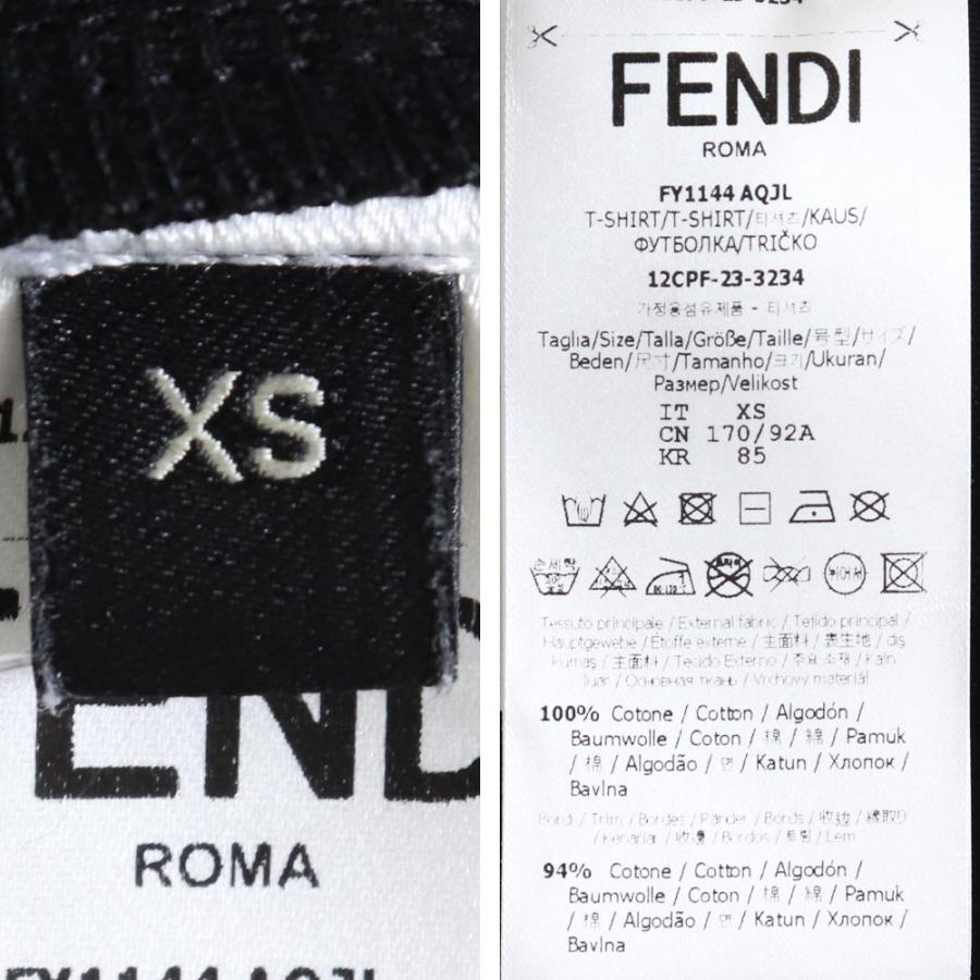 未使用 FENDI × FRAGMENT POKEMON T-shirt XSサイズ ブラック 未使用 FENDI × FRAGMENT POKEMON T-shirt XSサイズ ブラック