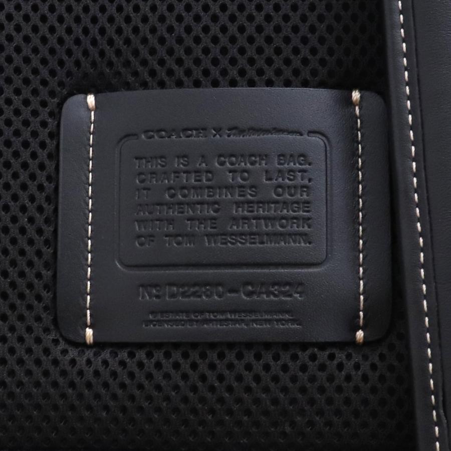 COACH × TOM WESSELMANN レザー バックパック ブラック コーチ トム