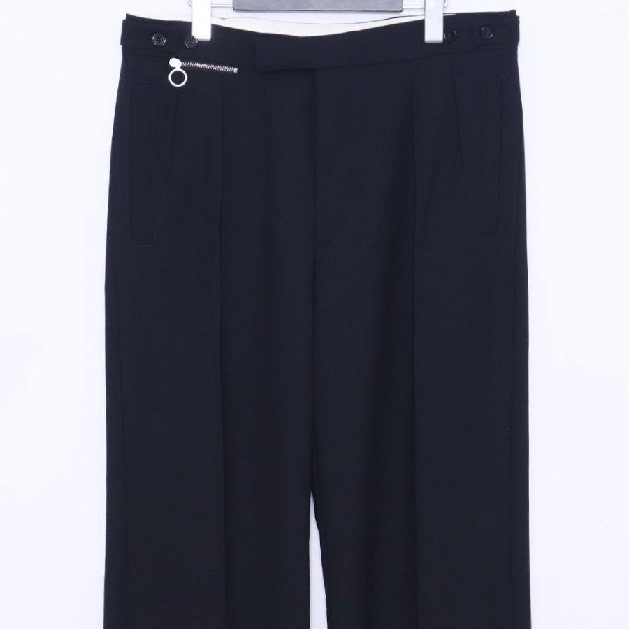 RAF SIMONS Wide-Leg Pants サイズ46 ブラック 202-343C ラフシモンズ