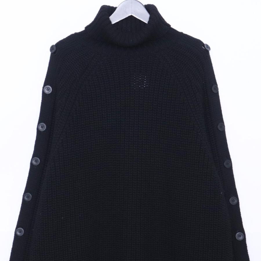 john lawrence sullivan ブラック　メッシュ　セーター