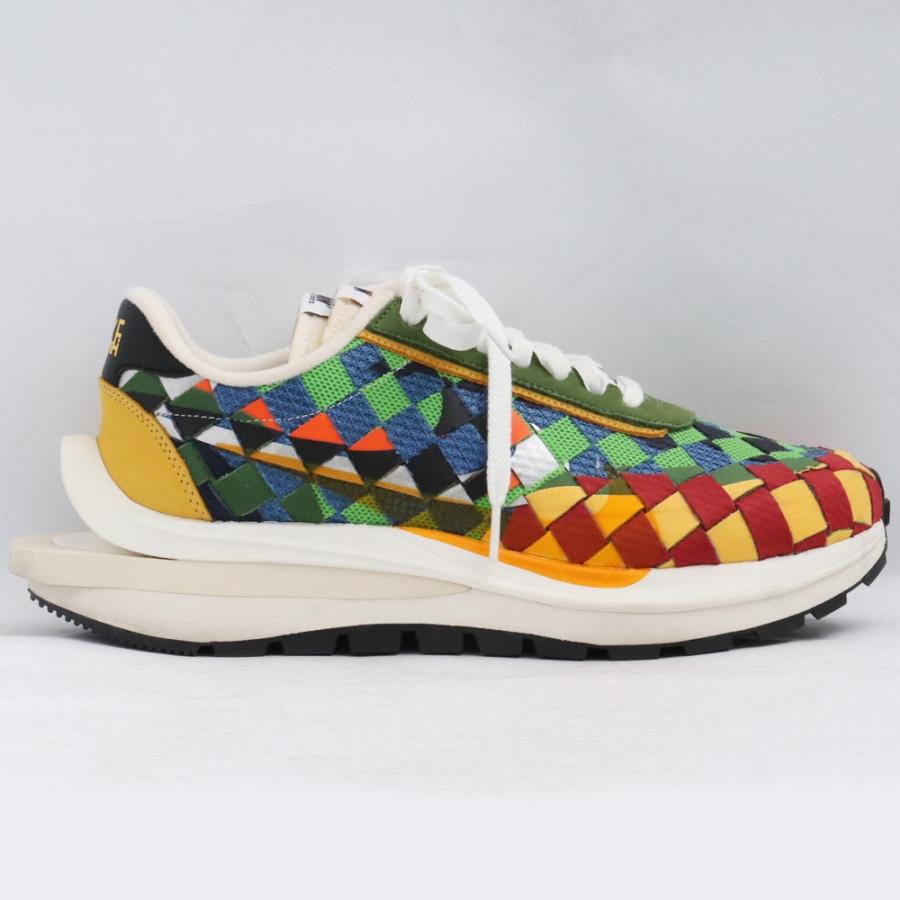 27.5cm NIKE × SACAI JEAN-PAUL GAULTIER Air Woven VaporWaffle Green 