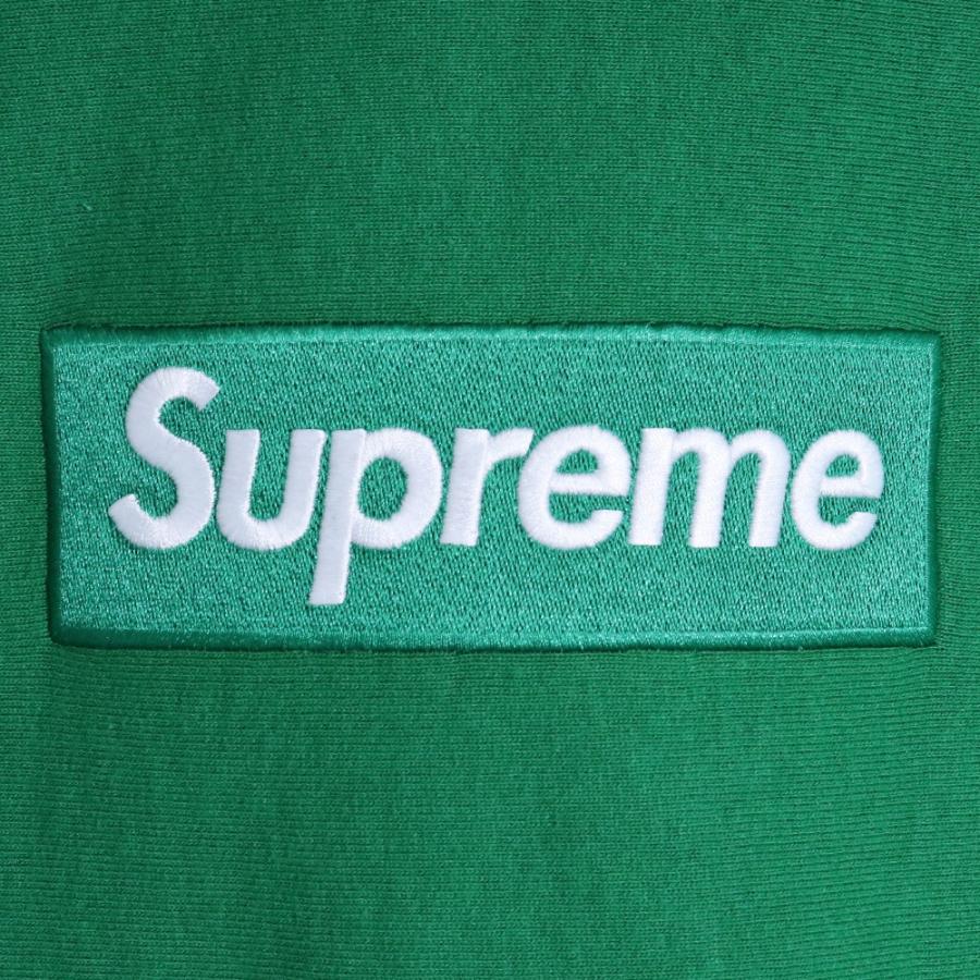 SUPREME Box Logo Hooded Sweatshirt Mサイズ グリーン シュプリーム