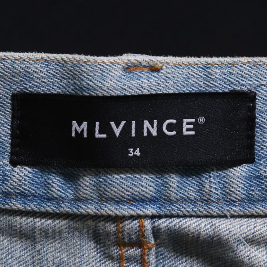 MLVINCE distressed flare jeans サイズ34 インディゴ メルヴィンス