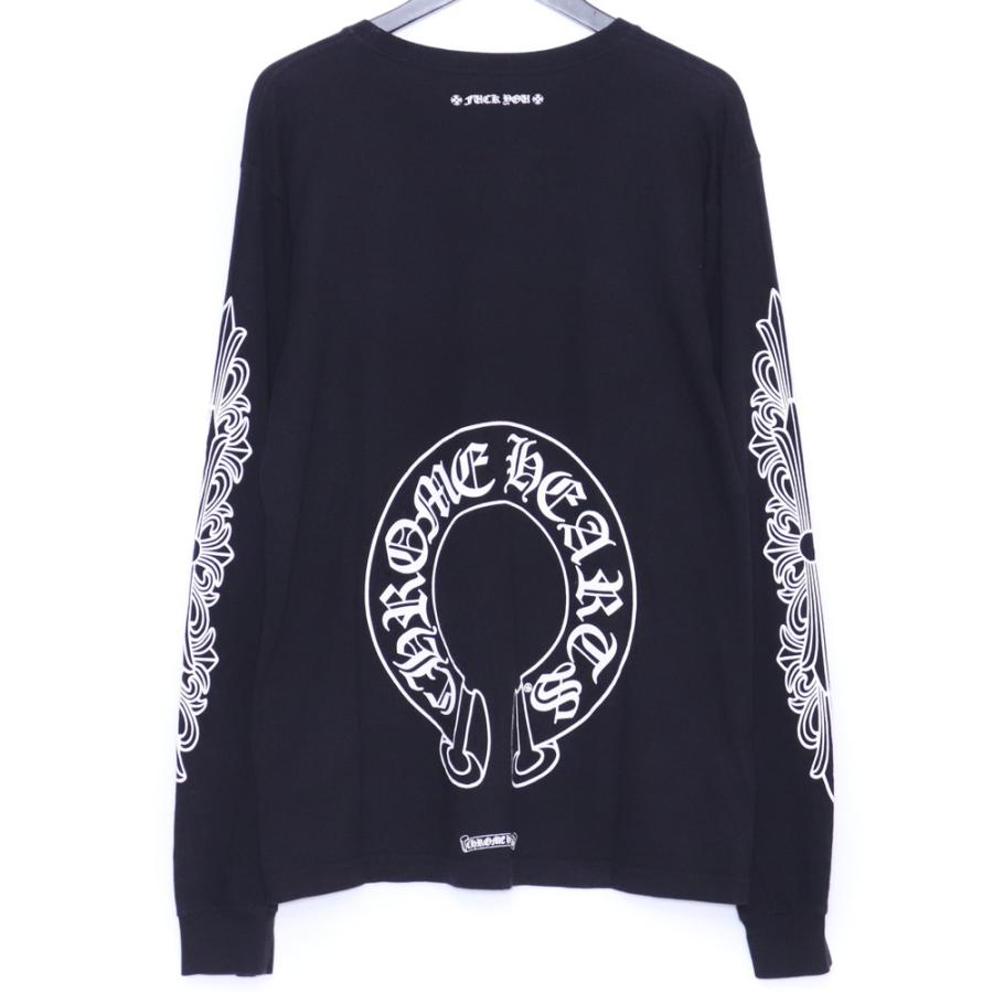 CHROME HEARTS フローラルクロス ホースシュー ロングTシャツ XL 中古・古着通販】CHROME HEARTS (クロムハーツ) フローラル
